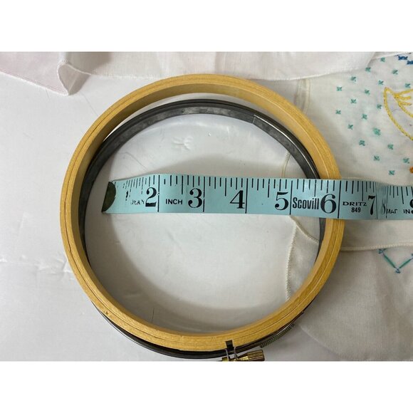 Vtg 70s Unfinished Embroidery Linen Projects, Mixed Lot Junk Journal Slow Stitch - Picture 13 of 16